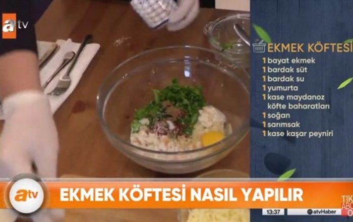 Συνταγή σε φιλοκυβερνητικό τουρκικό κανάλι : Σπιτικοί κεφτέδες χωρίς… κιμά!