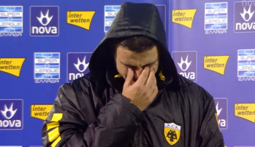 ΑΕΚ: «Λύγισε» ο Κ.Γαλανόπουλος στις δηλώσεις του – Έβαλε τα κλάματα στον αέρα