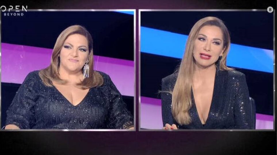 J2US: Με το… ίδιο φόρεμα Β.Σταυροπούλου & Δ.Βανδή – «Δεν είμαστε σαν διαφήμιση αδυνατίσματος πριν και μετά;» (βίντεο)