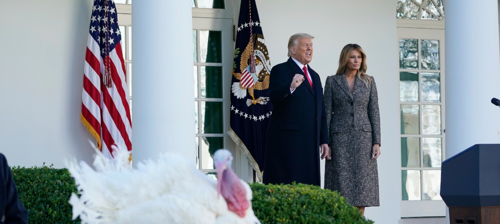 Τήρησε την παράδοση ο Ν.Τραμπ – Έδωσε χάρη σε μία γαλοπούλα (φώτο-βίντεο)