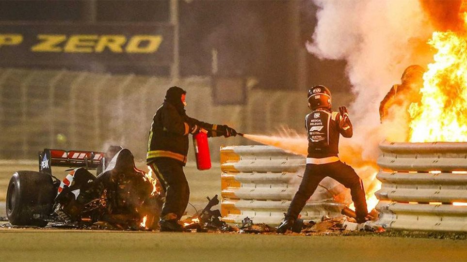 Formula 1: Το πρώτο μήνυμα του  Ρομέν Γκροζάν μετά το ατύχημα που τον έστειλε στο νοσοκομείο (βίντεο)