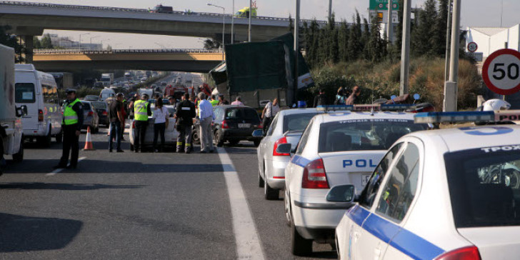 Καραμπόλα 11 αυτοκινήτων στην αερογέφυρα της Βούλγαρη στη Θεσσαλονίκη
