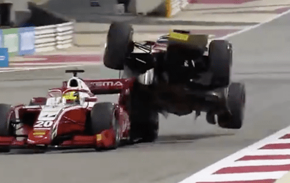 Τρομακτικό ατύχημα στην F2 με πρωταγωνιστή τον Μ.Σουμάχερ (βίντεο)