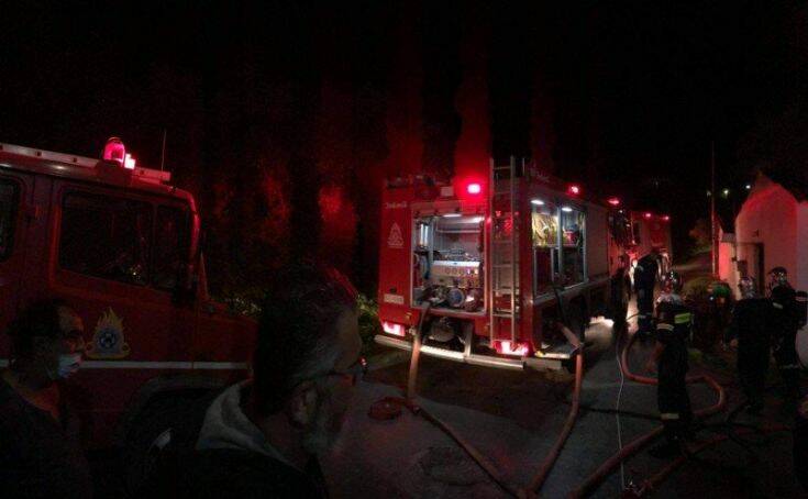 Χανιά: Μεγάλη φωτιά σε σπίτι
