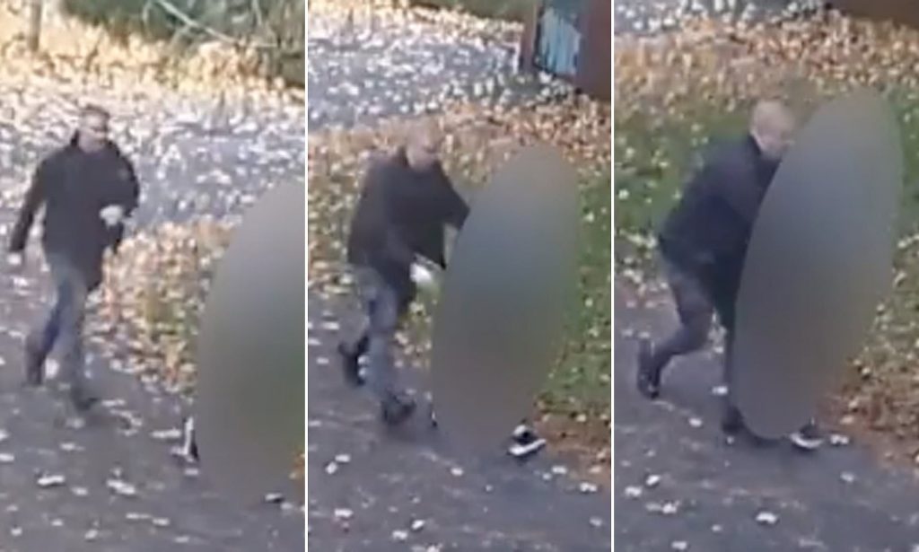 Βρετανία: Κάμερα «έπιασε» την στιγμή που άνδρας τρέχει πίσω από γυναίκα και την θωπεύει (βίντεο)