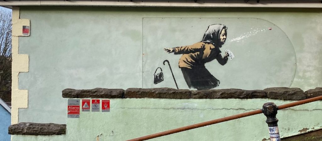Το έργο τέχνης του Bansky έξω από σπίτι εκτόξευσε την αξία του – Από τις 300.000 έφτασε στα 5 εκατ. λίρες