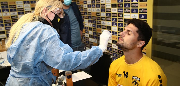 AEK: Κανένα κρούσμα κορωνοϊού ενόψει της αναμέτρησης με τον Απόλλωνα