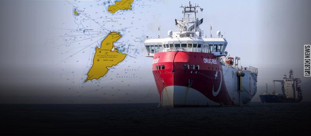 Απέπλευσε το Oruc Reis με κατεύθυνση το Καστελόριζο