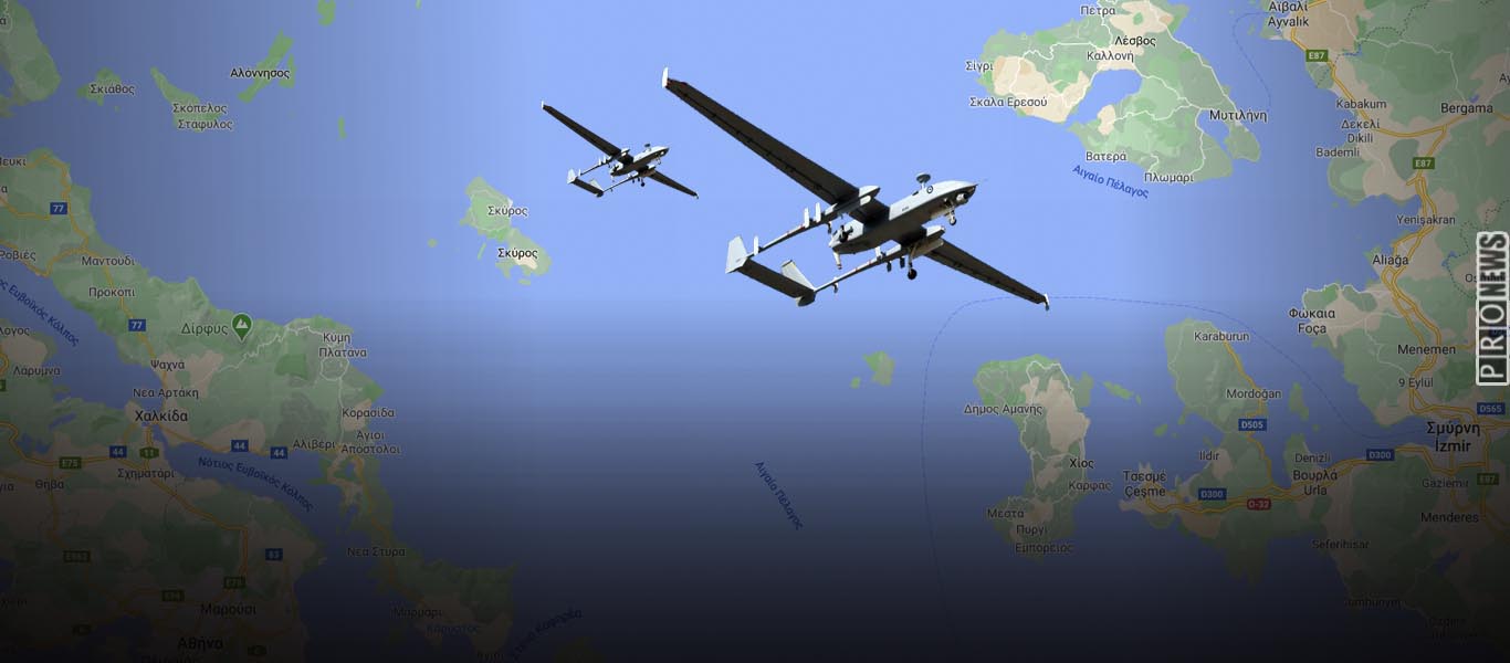 Τουρκικά ΜΜΕ: «Αιτία πολέμου η εγκατάσταση από την Ελλάδα βάσης των UAV Heron στην Σκύρο»