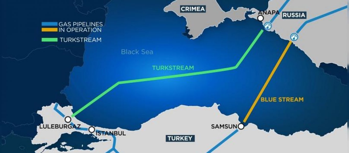 Gazprom: Αύξηση των ρωσικών εξαγωγών φ.α. σε ευρωπαϊκές χώρες μέσω του TurkStream