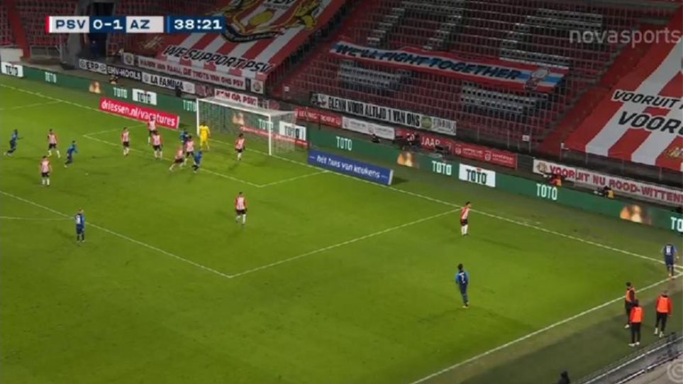 Απίστευτο γκολ με τακουνάκι στο Αϊντχόφεν – Αλκμάαρ