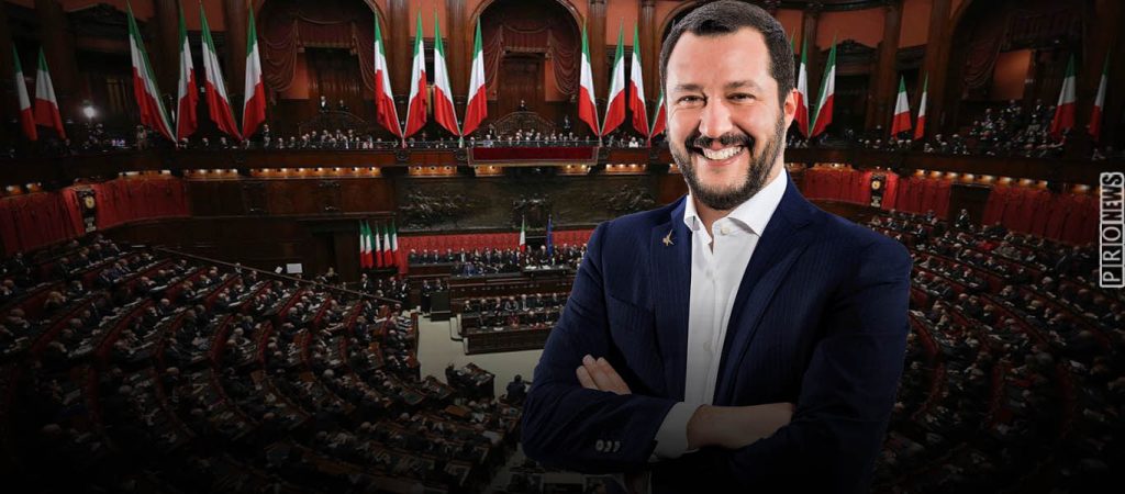 Ιταλία: Μ.Σαλβίνι & δεξιά σαρώνουν στις δημοσκοπήσεις – «Χτυπούν» αυτοδυναμία με πάνω από 45%!
