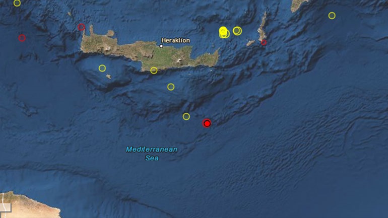Σεισμός 3,8 Ρίχτερ στην Κρήτη