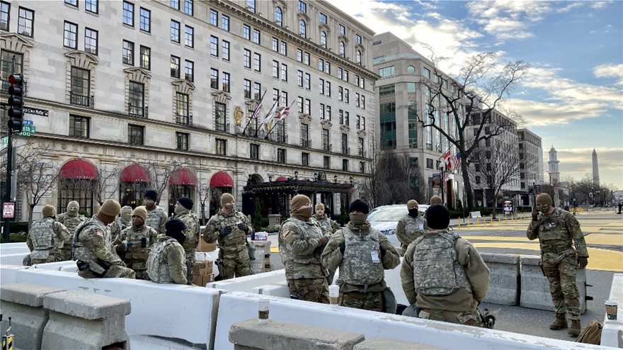 750 στρατιώτες με εκπαίδευση στις απειλές NBC αναπτύσσει το Πεντάγωνο στην Ουάσιγκτον