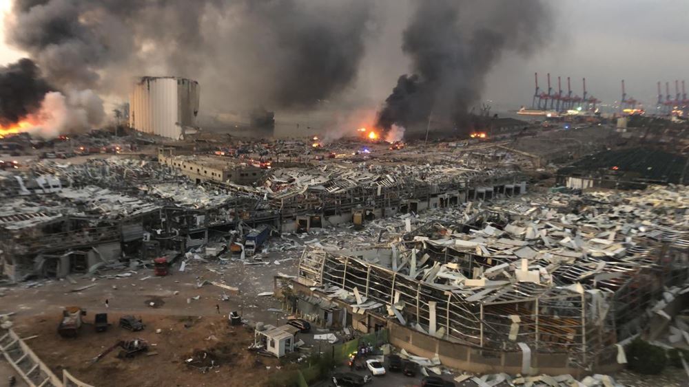 Βηρυτός: Ανυπολόγιστες ζημιές σε αντιπροσωπεία αυτοκινήτων από την έκρηξη (βίντεο)