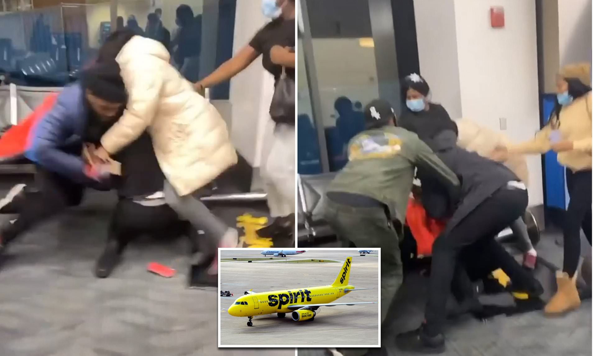 Άγριος καυγάς σε αεροδρόμιο: Υπάλληλοι και επιβάτες έπαιξαν ξύλο (βίντεο)