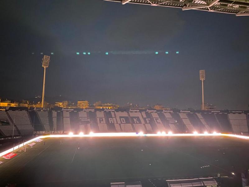 ΠΑΟΚ-ΑΕΚ: Διακοπή ρεύματος στην Τούμπα!