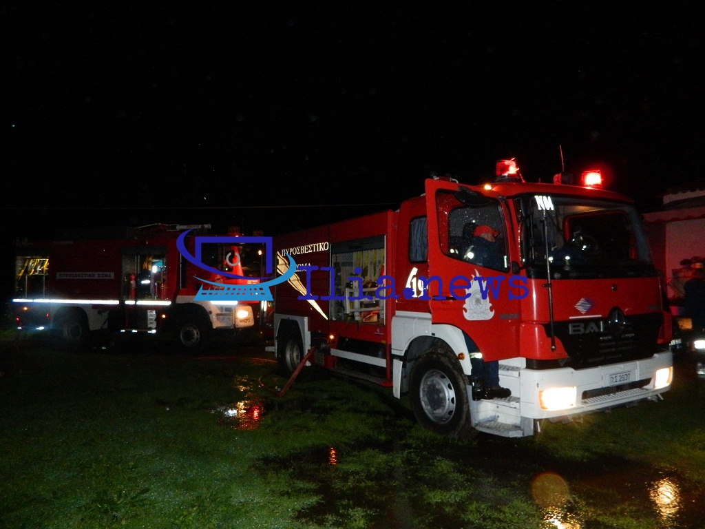 Ηλεία: Κάηκε σπίτι στα Σαβάλια – Ξεκίνησε από το τζάκι (βίντεο)