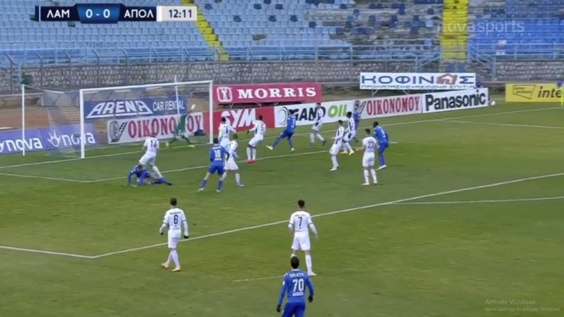 Ελληνικό πρωτάθλημα: Η Λαμία νίκησε με 1-0 τον Απόλλωνα Σμύρνης και «ξέφυγε» από την τελευταία θέση