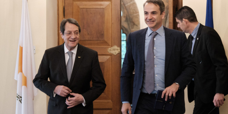 Συντονισμός Λευκωσιάς – Αθήνας: Συζήτηση Κ. Μητσοτάκη με τον Κύπριο πρόεδρο