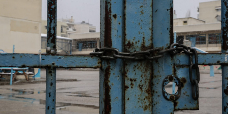 Κλειστά τα σχολεία σε όλη την Περιφερειακή Ενότητα Χανίων λόγω κακοκαιρίας