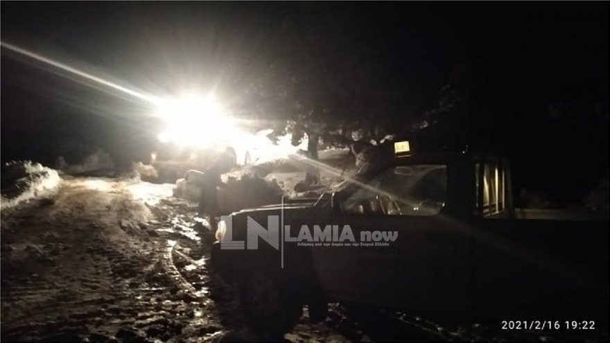 Απεγκλωβίστηκαν τελικά οι κτηνοτρόφοι στη Φθιώτιδα