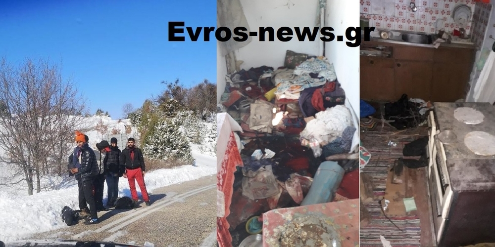 Κατάληψη παράνομων μεταναστών σε σπίτια στο Σουφλί – Άφησαν πίσω τους ένα χάος – Έρχονται στη χώρα και με χιόνια (φώτο)