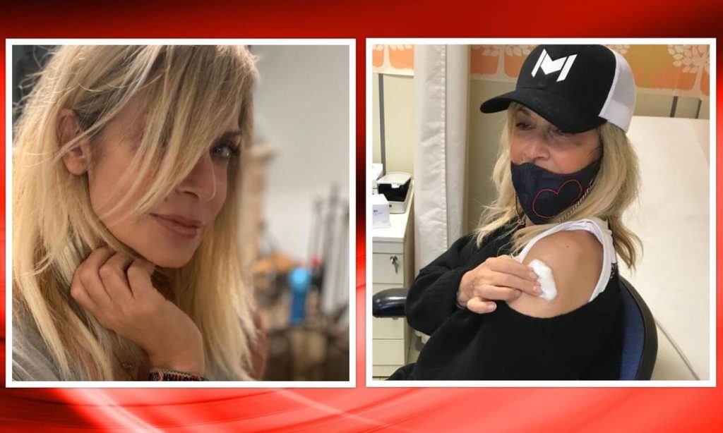 Εμβολιάστηκε κατά του κορωνοϊού η Άννα Βίσση – «Ελπίζω τα “θέματα” μας να λήξουν σύντομα» (φώτο)