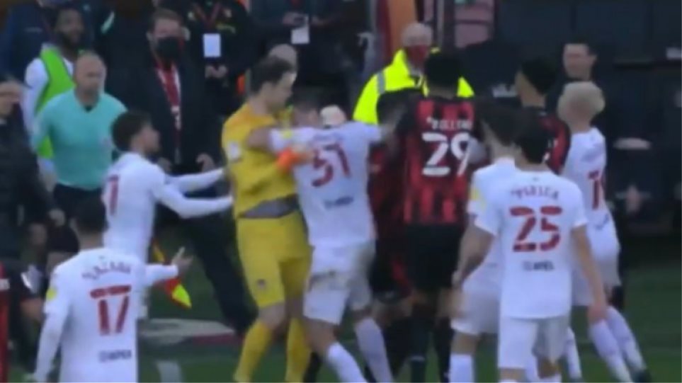 Μπόρνμουθ και Γουότφορντ: Ξέφυγε για τα καλά στις καθυστερήσεις με «τσαμπουκά» και αποβολές (βίντεο)