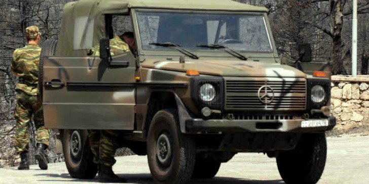 Θεσσαλονίκη: Ανετράπη στρατιωτικό όχημα – Άγνωστες οι αιτίες