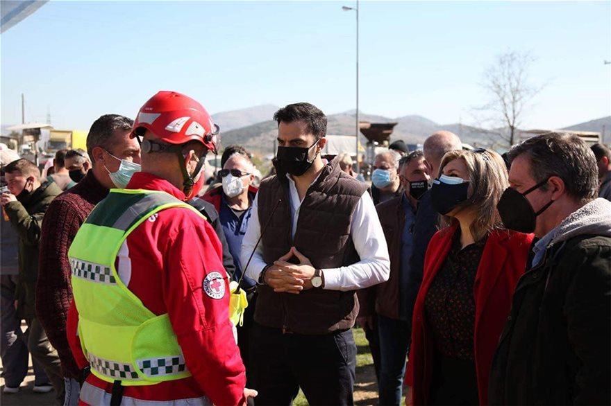 Μ. Χριστοδουλάκης: «Το πρώτο που προέχει είναι η στήριξη των ανθρώπων που έχουν πληγεί» (φωτό)