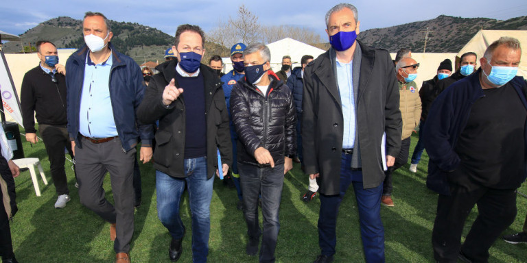 Σ.Πέτσας: «Αμεση στήριξη στους πληγέντες – Τώρα που βρήκαμε τον χώρο θα στήσουμε οικίσκους»