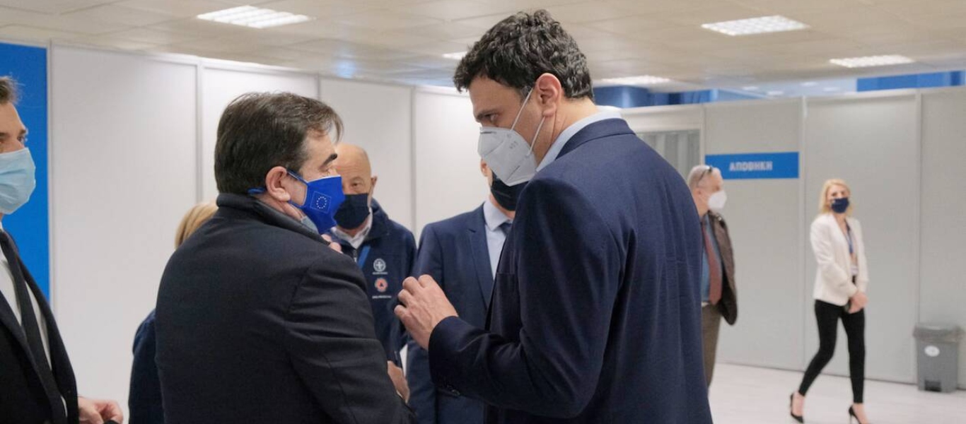 Στους δειγματολογικούς ελέγχους του ΕΟΔΥ οι Μ.Σχοινάς και Β.Κικίλιας