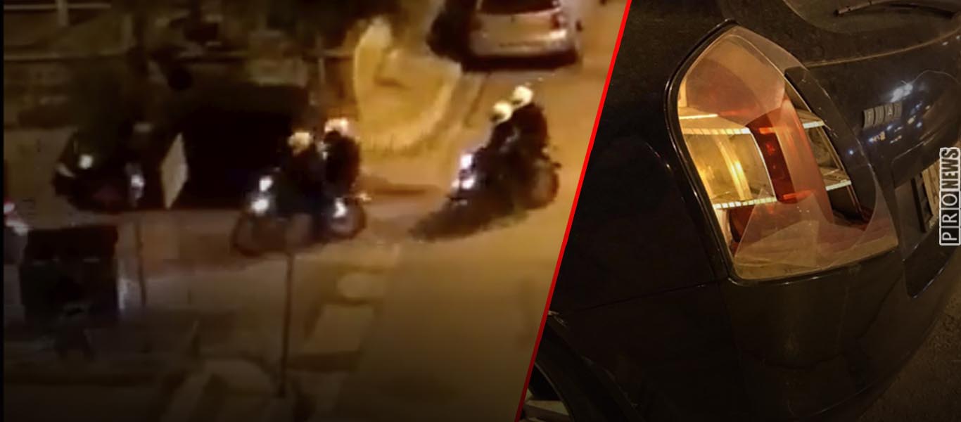 Βίντεο-σοκ: Δυνάμεις ασφαλείας βρίζουν τα Θεία και σπάνε φανάρι παρκαρισμένου αυτοκινήτου στην Πανόρμου!