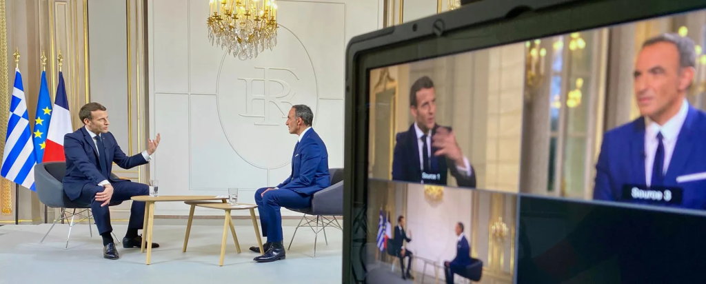 Με παριζιάνικο αέρα η ΕΡΤ – Συνεργασία με Ν.Αλιάγα και συνέντευξη με Ε. Μακρόν – Άγνωστο το κόστος