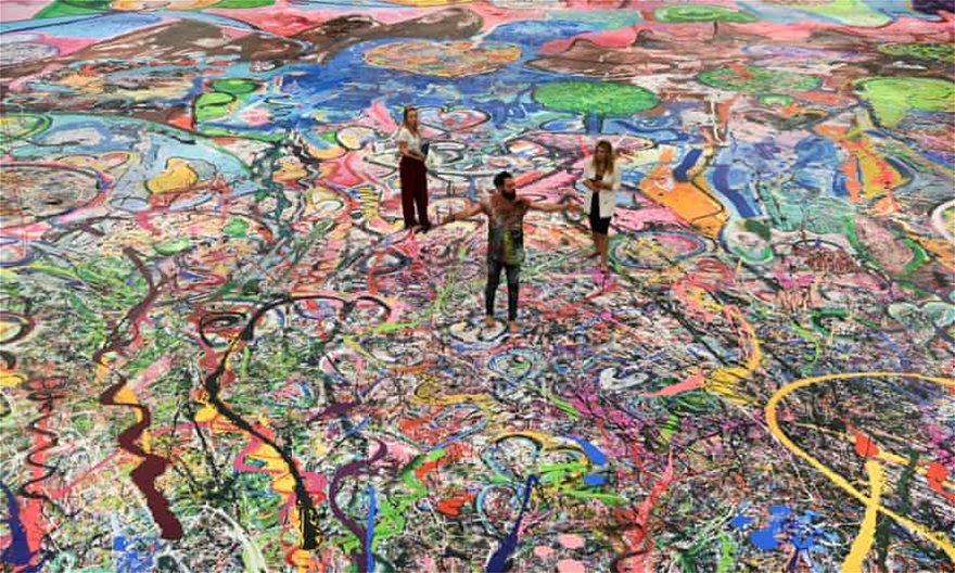 Δεν φαντάζεστε πόσο πουλήθηκε ο μεγαλύτερος πίνακας του κόσμου – Έχει έκταση 1.980 τετραγωνικών μέτρων