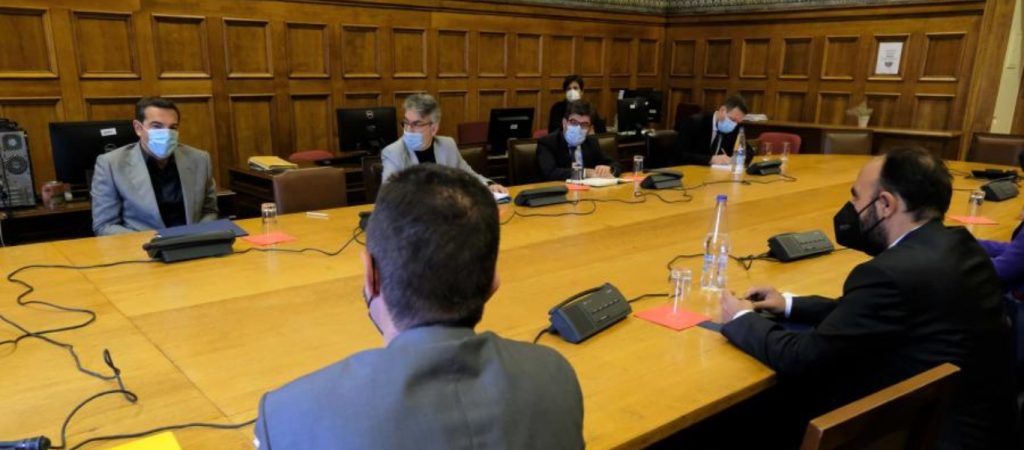 Α.Τσίπρας: Συναντήθηκε με αντιπροσωπεία της Ένωσης Δικαστών και Εισαγγελέων