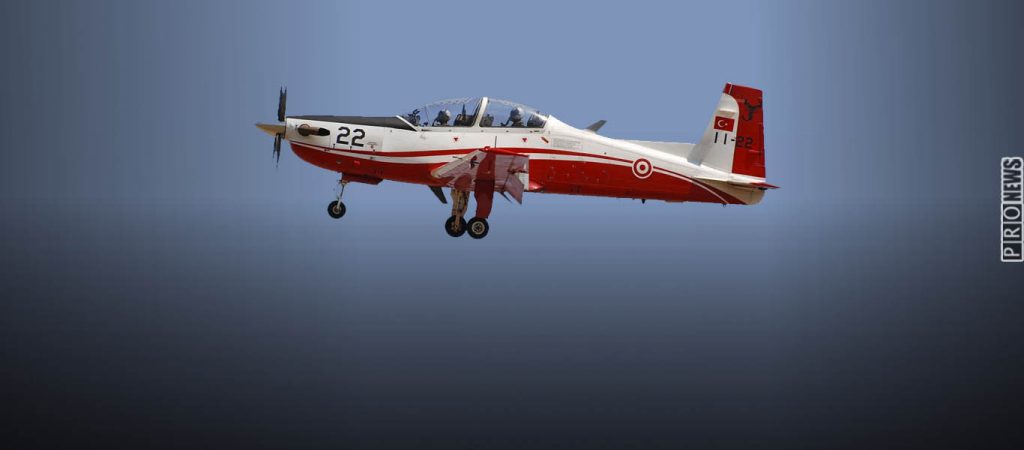 Έπεσε τουρκικό στρατιωτικό εκπαιδευτικό αεροπλάνο στη Σμύρνη