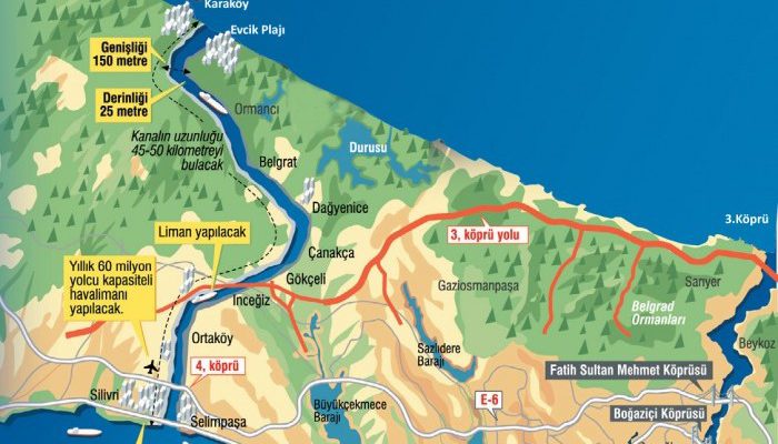 New York Times: «Η ‘Διώρυγα της Πόλης’ το σχέδιο του Ερντογάν για αύξηση της δημοτικότητάς του»