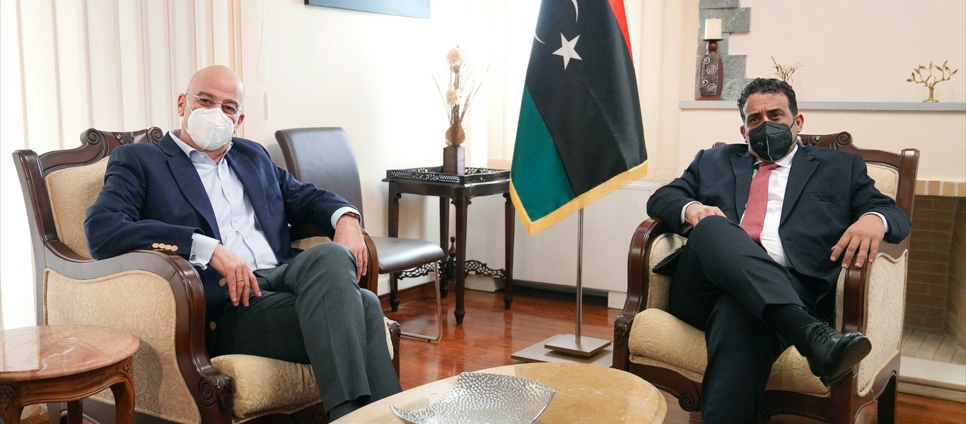 Θεατής ο πρωθυπουργός – Με τον Ν.Δένδια συναντήθηκε ο  πρόεδρος της Λιβύης – Ο Κ.Μητσοτάκης στην Κόρινθο!