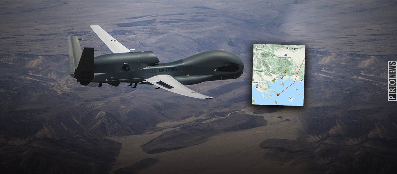 Αμερικανικό κατασκοπευτικό πετάει πάνω από την Ελλάδα – Παρακολουθεί την κατάσταση στην Ουκρανία (φώτο)