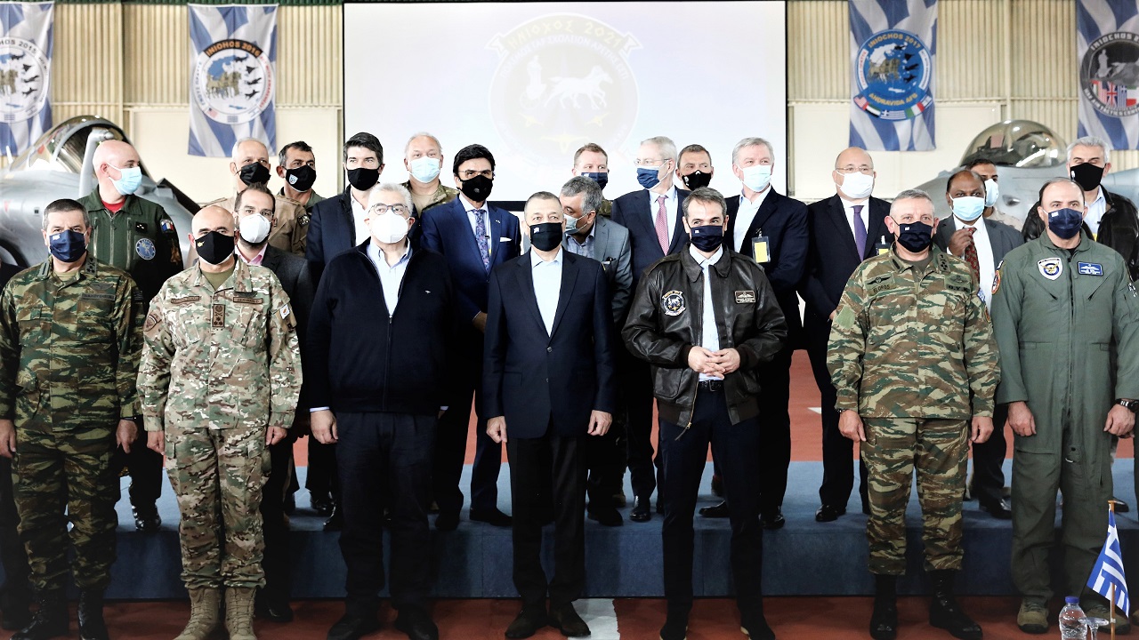 Στην αεροπορική βάση της Ανδραβίδας ο Κ.Μητσοτάκης για τον «Ηνίοχο 2021» (φώτο)