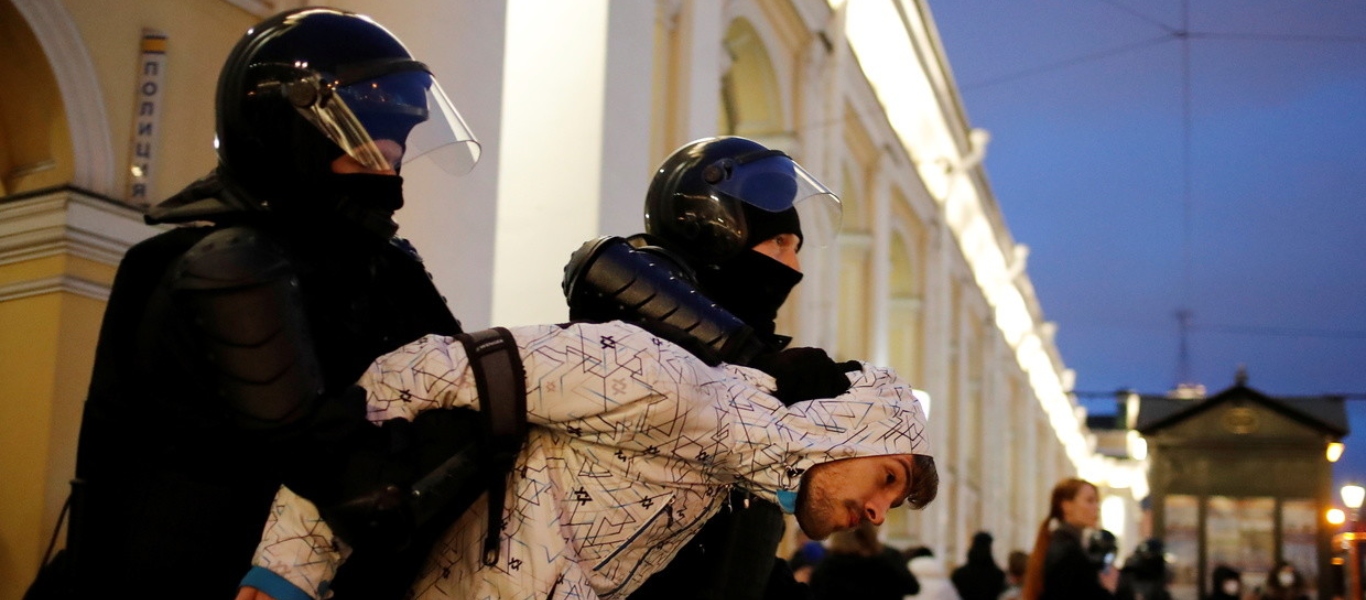 Συλλήψεις της ρωσικής Αστυνομίας για τα επεισόδια εξαιτίας του Α.Ναβάλνι