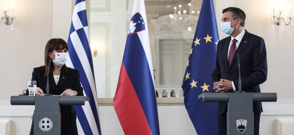 Κ.Σακελλαροπούλου: «Ελλάδα και Σλοβενία αποδίδουν την ίδια προσήλωση σε θεμελιώδεις αξίες»