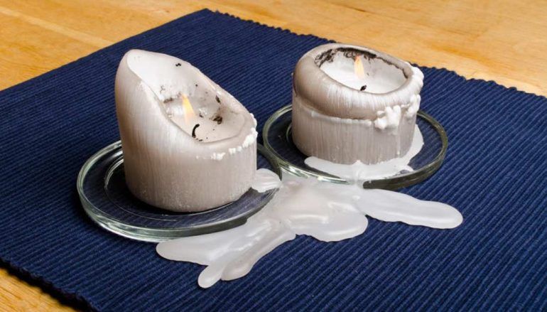 Λεκές από κερί: Πως θα τον αφαιρέσετε πάνω από κάθε επιφάνεια