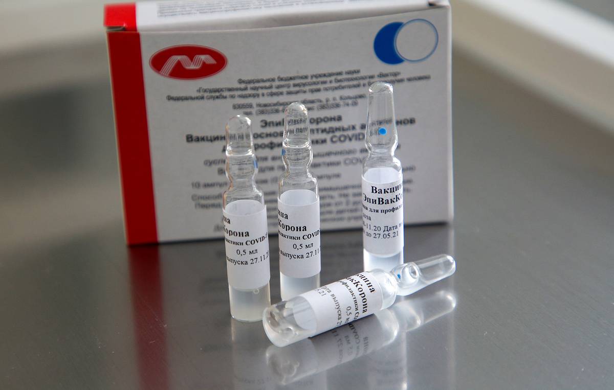 Ρωσία – EpiVacCorona: Πάνω από το 90% των εμβολιασμένων αναπτύσσουν αντισώματα κατά του κορωνοϊού