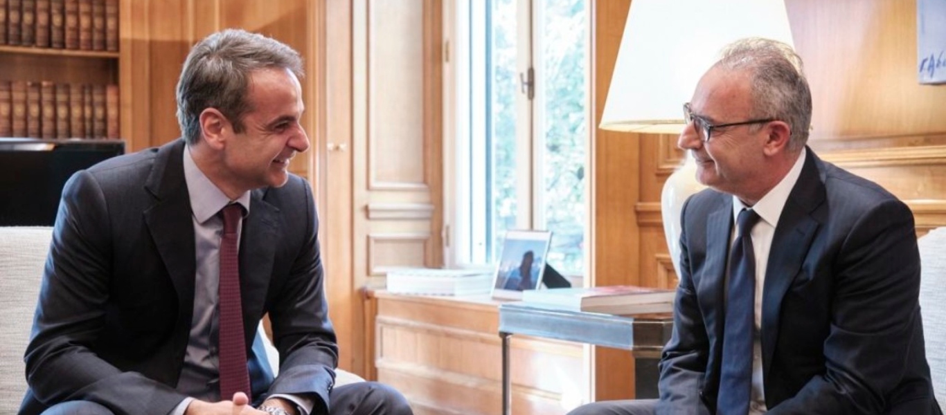 Κ.Μητσοτάκης: Συναντήθηκε με τον πρόεδρο του ΔΗΣΥ Αβέρωφ Νεοφύτου
