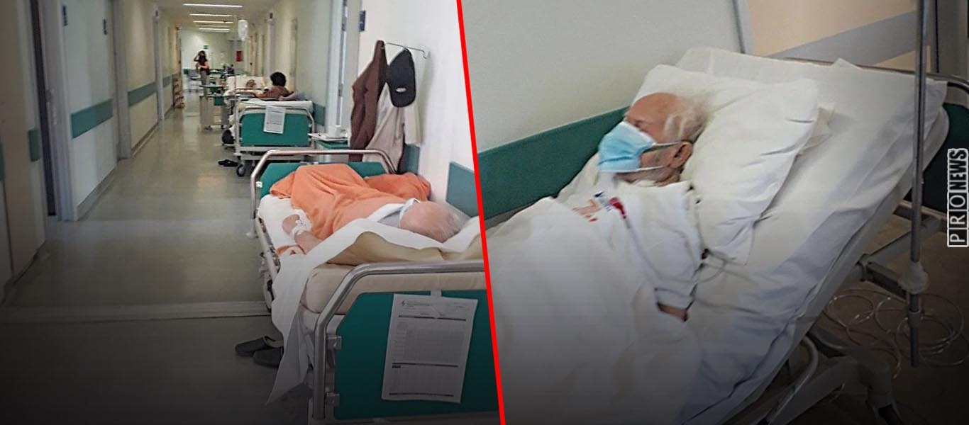 Εικόνες κολάσεως στα νοσοκομεία: Γέμισαν με ράντσα στους διαδρόμους! – Μη Covid-19 οι περισσότεροι ασθενείς