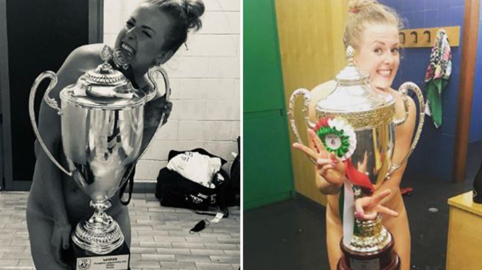 Τζοάνα Βόλοζ: Η Πολωνή βολεϊμπολίστρια που ποζάρει… ολόγυμνη με την κούπα του Champions League (φώτο)