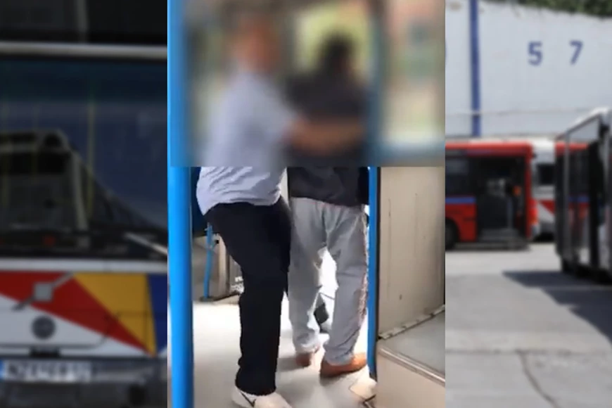 Επίθεση οδηγού λεωφορείου σε επιβάτη – Ο ηλικιωμένος φέρεται να τον εξύβρισε (βίντεο)